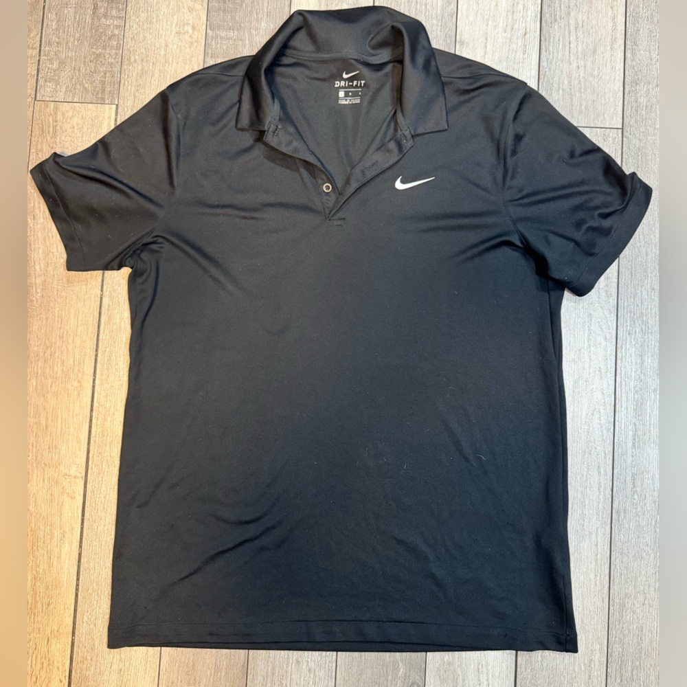 Nike Black Dri-FIT Performance Polo